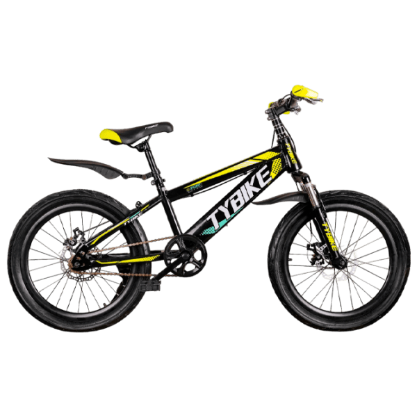 Bicicletă TyBike BK-10 20" 20" Oțel / Yellow Black photo 1