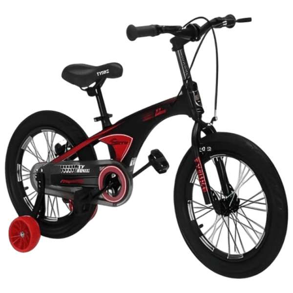 Велосипед TyBike BK-08 16" 16" Магниевый сплав / Черный Red photo 1