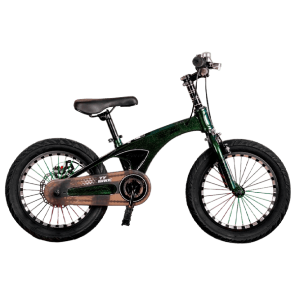 Велосипед TyBike BK-08 20" 20" Магниевый сплав / Зеленый Черный photo 1