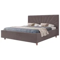 Кровать Crinela Sunny Modern Velluto 16 180 x 200 см / Фанера / Серый