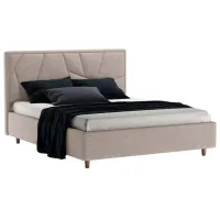 Кровать Crinela Seul Modern Glow 03 140 x 200 см / Фанера / Бежевый