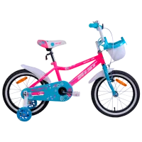 Bicicletă Aist Wiki 16 16 16" 16" Oțel / Pink White