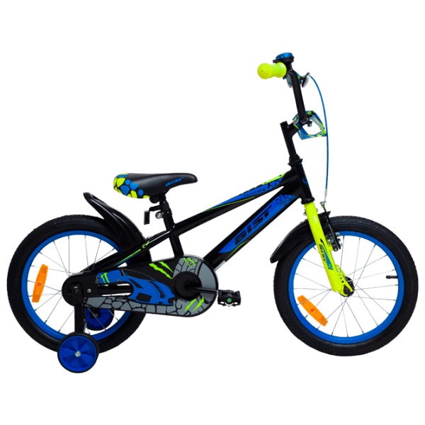 Bicicletă Aist Pluto 16 16 16" 16" Oțel / Black Blue photo 1