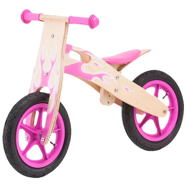 Bicicletă fără pedale Chipolino Balance  Lemn / Pink  photo 1