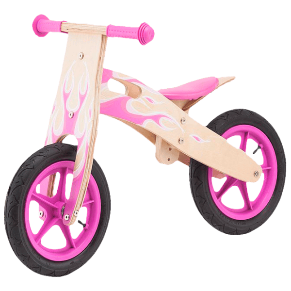 Bicicletă fără pedale Chipolino Balance  Lemn / Pink  photo 1