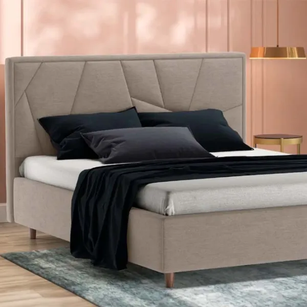 Кровать Crinela Seul Modern Glow 04 180 x 200 см / Фанера / Капучино photo 2