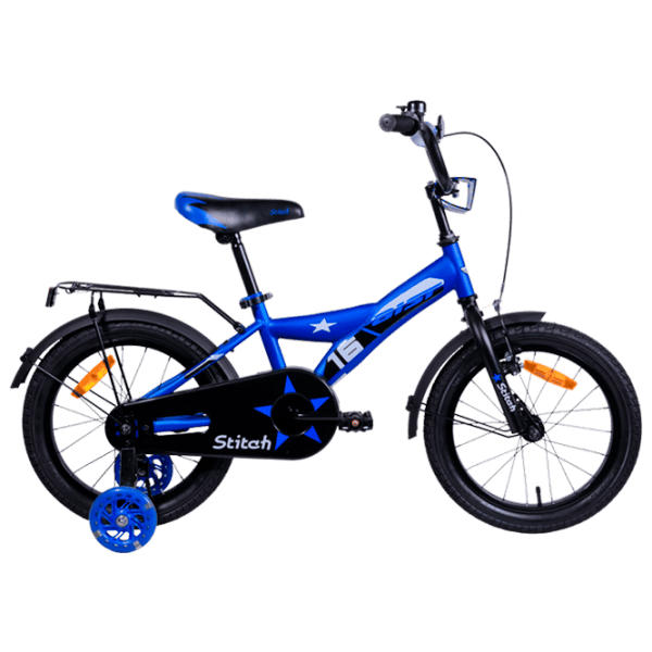 Велосипед Aist Stitch 16 16 16" 16" Сталь / Синий Черный photo 1