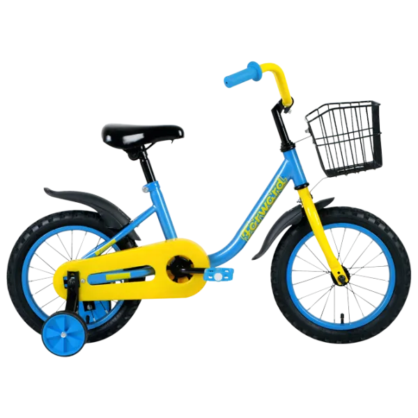 Велосипед Forward Barrio 14 14"  Сталь / Синий  photo 1