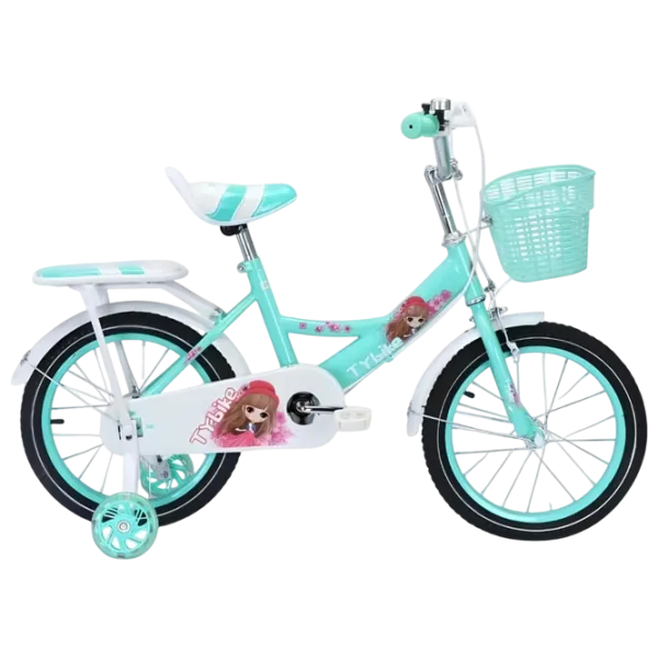 Bicicletă TyBike BK-011 14" 14" Oțel / Green White photo 1