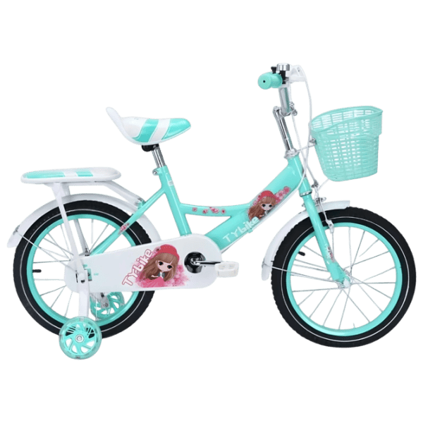 Bicicletă TyBike BK-011 14" 14" Oțel / Green White photo 1