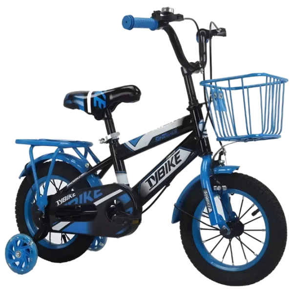Велосипед TyBike BK-06 12" 12" Магниевый сплав / Синий Черный photo 1