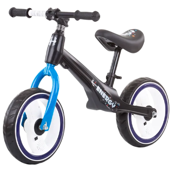 Bicicletă fără pedale Chipolino Energy 12"  Aliaj de magneziu / Blue Black photo 1 Bicicletă fără pedale Chipolino Energy 12"  Aliaj de magneziu / Blue Black photo 1