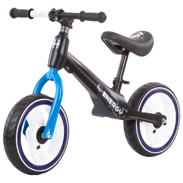 Bicicletă fără pedale Chipolino Energy 12"  Aliaj de magneziu / Blue Black photo 1 Bicicletă fără pedale Chipolino Energy 12"  Aliaj de magneziu / Blue Black photo 1