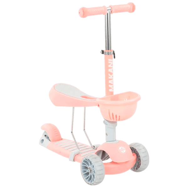 Детский трёхколёсный самокат Kikka Boo Bon Bon 3 in 1 (3801006010942) 50 кг/ Розовый photo 1