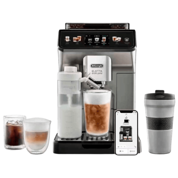 Aparat de cafea DeLonghi ECAM450.86.T  / 1.8 l / Inox photo 1