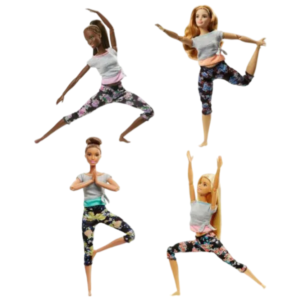 Păpușă Barbie Made To Move K-FTG80  gimnastă / 3+ photo 1
