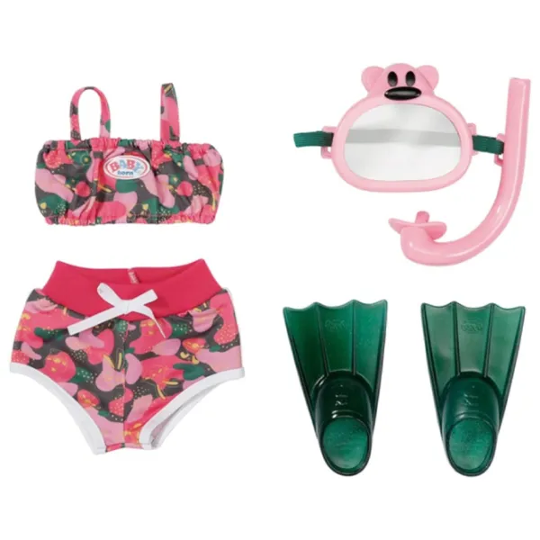 Одежда для кукол Zapf Weekend Deluxe Snorkeling 832806  комплект для плавания / 3+ photo 1