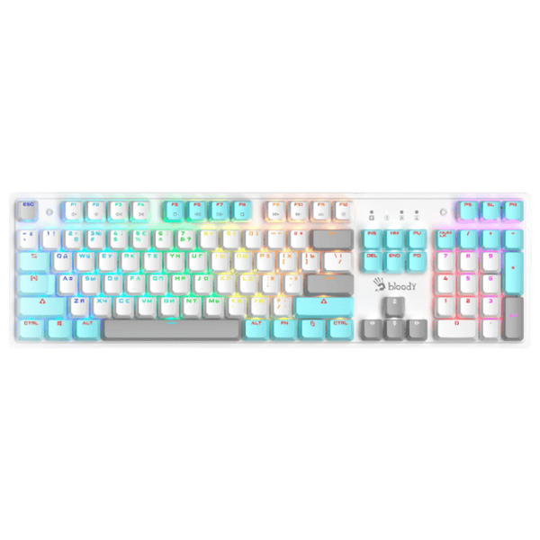 Tastatură A4Tech Bloody S510R Cu fir / White photo 1