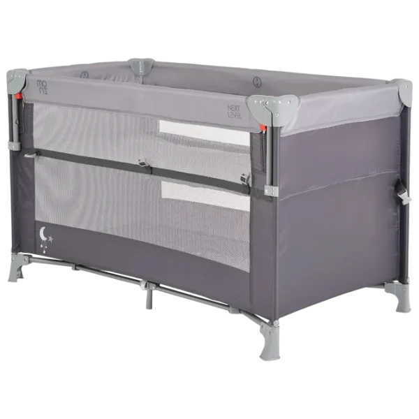 Țarc pentru copii Moni Next level (111865) 0 luni - 3 ani / Gray photo 1