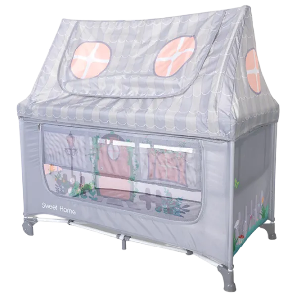 Țarc pentru copii Lorelli Sweet Home 2l (10080652506) 0 luni - 3 ani / Gray photo 1