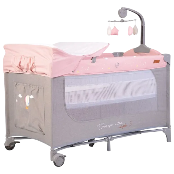 Țarc pentru copii Cangaroo Once Upon a time 3 (00863746) 0 luni - 3 ani / Pink photo 1