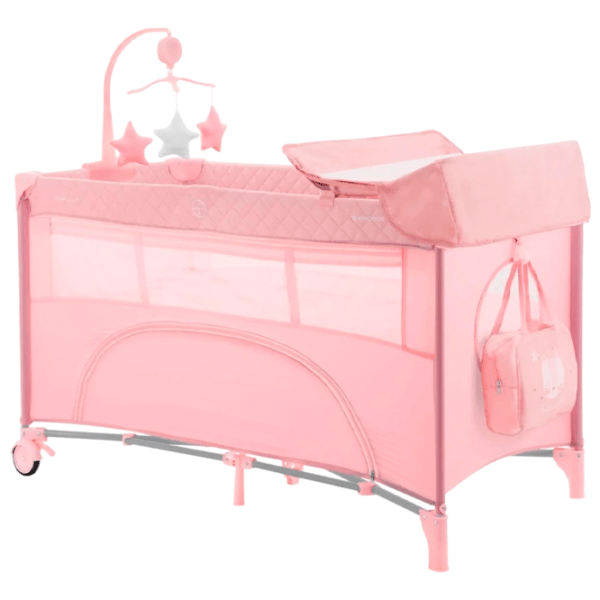Țarc pentru copii Kikka Boo Nighty Night (31003010121) 0 luni - 3 ani / Pink photo 1