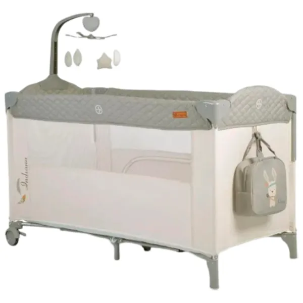 Țarc pentru copii Moni Indiana (3800146248338) 0 luni - 3 ani / Gray photo 1