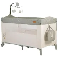 Țarc pentru copii Moni Indiana (3800146248338) 0 luni - 3 ani / Gray