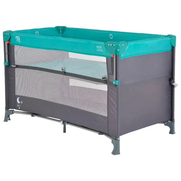 Țarc pentru copii Moni Next level (3800146249519) 0 luni - 3 ani / Turquoise photo 1