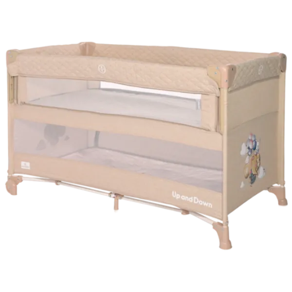 Țarc pentru copii Lorelli Up and Down (10080062371) 0 luni - 3 ani / Beige photo 1