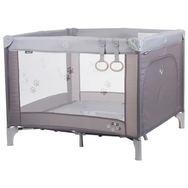 Țarc pentru copii Chipolino Pop up (KOIPOP241KO) 6 luni - 3 ani / Gray photo 1