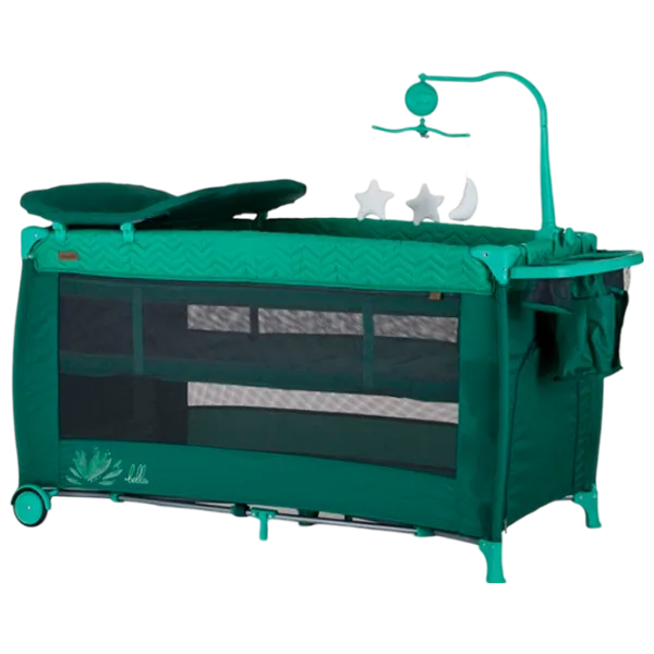Țarc pentru copii Chipolino Bella (KOSIB0223AV) 0 luni - 3 ani / Green photo 1