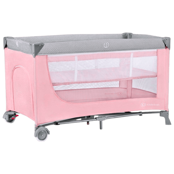 Țarc pentru copii KinderKraft Leody (KCLEOD00PNK0000) 0 luni - 3 ani / Pink photo 1