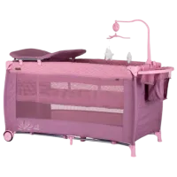 Манеж Chipolino Bella (KOSIB0224BH) 0 месяцев - 3 года / Розовый