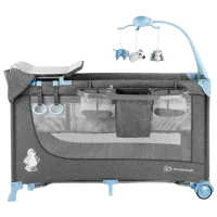 Țarc pentru copii KinderKraft Joy (KKLJOYBLU000AC) 0 luni - 3 ani / Blue