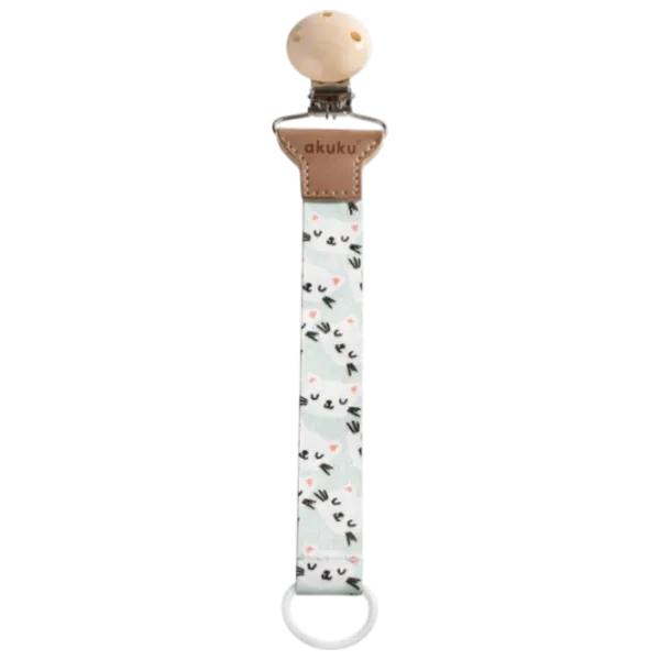 Clip pentru suzetă universal Akuku A0582 Unisex / 0 luni - / Latex / Blue photo 1