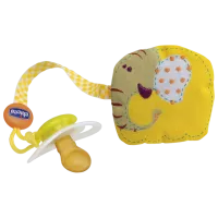 Clip pentru suzetă universal Chicco 00584.00 Unisex / 0 luni - / Latex / Multicolor