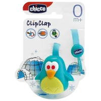 Clip pentru suzetă universal Chicco 00587.00 Unisex / 0 luni - / Latex / Multicolor
