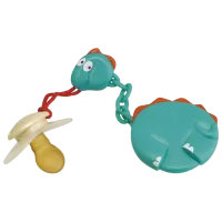 Clip pentru suzetă universal Chicco 00582.00 Unisex / 0 luni - / Latex / Green