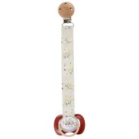 Clip pentru suzetă universal Premaman Flowers Unisex / 0 luni - / Latex / Beige