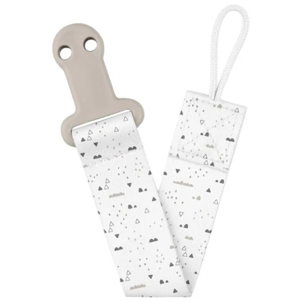 Clip pentru suzetă universal Kikka Boo Savanna Unisex / 0 luni - / Latex / Beige photo 1