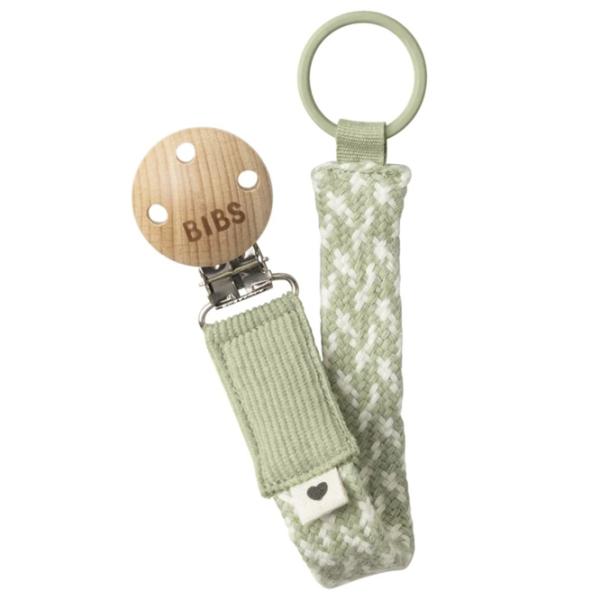 Clip pentru suzetă Bibs 9401104  Unisex / 0 luni - / Latex / Sage Green photo 1