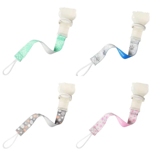 Clip pentru suzetă universal BabyOno 0712 Unisex / 0 luni - / Latex / Multicolor photo 1