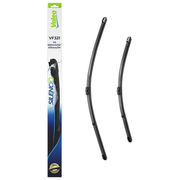 Стеклоочиститель Передние Alpina 2005 - 2013 (Silencio Flat VF321) Valeo / 24" + 19" / 600 мм+ 475 мм photo 2