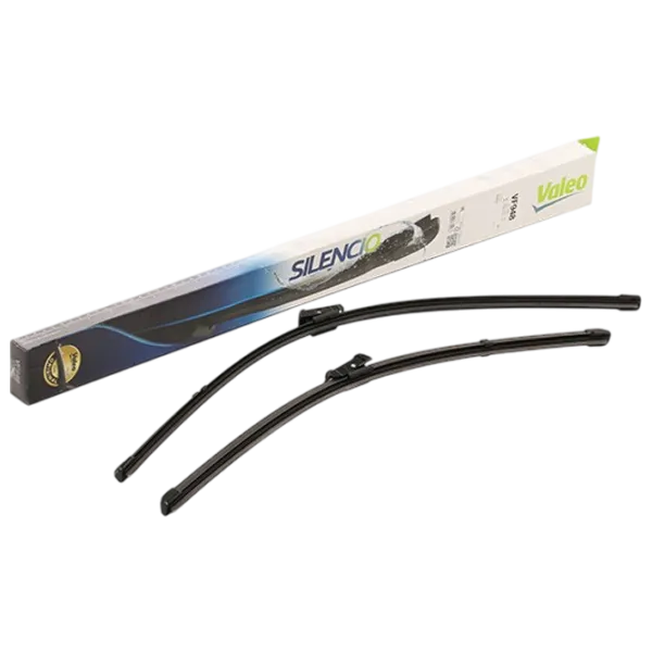 Стеклоочиститель Передние Jetour 2014 - 2024 (Silencio Flat VF376) Valeo / 24" + 19" / 600 мм + 480 мм photo 1