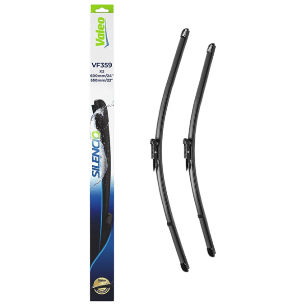 Ștergător parbriz Față Alpina 2004 - 2010 (Silencio Flat VF351) Valeo / 24" + 23" / 600 mm + 580 mm photo 1