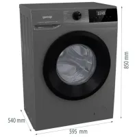 Стиральная машина Gorenje W1NHPI84AST/PL 8 кг / 1400 об/мин / Графит photo 9