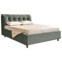 Кровать Crinela Premium Victoria Laguna 43 180 x 200 см / Фанера / Антрацит