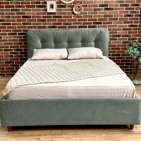 Кровать Crinela Premium Victoria Laguna 43 180 x 200 см / Фанера / Антрацит photo 3