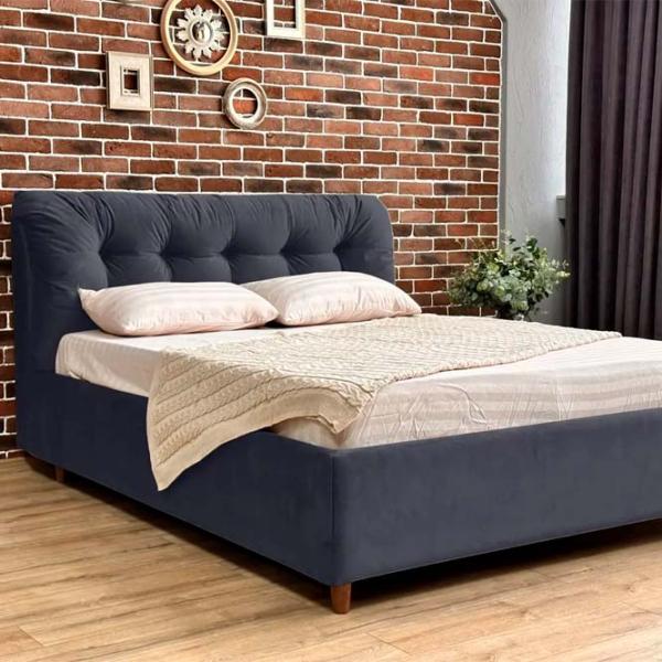 Кровать Crinela Premium Victoria Laguna 44 180 x 200 см / Фанера / Графит photo 2